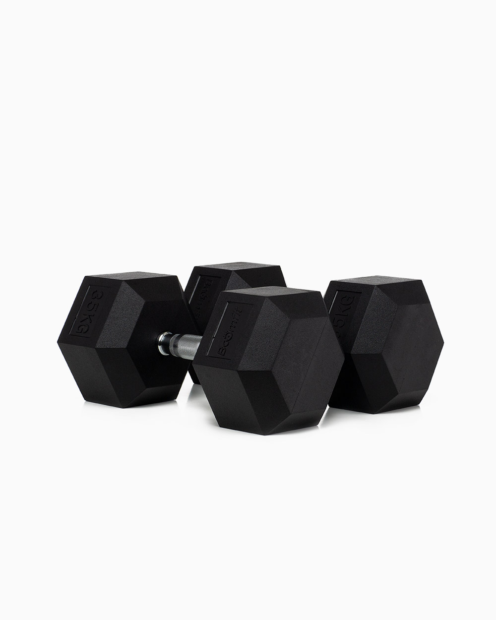 Halteres Hexagonais 35Kg (Par) - BOOMFIT